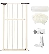 Amazon.co.jp: RAKU ペットゲート 猫 高さ155cm ドア付き 3.5cm柵間隔